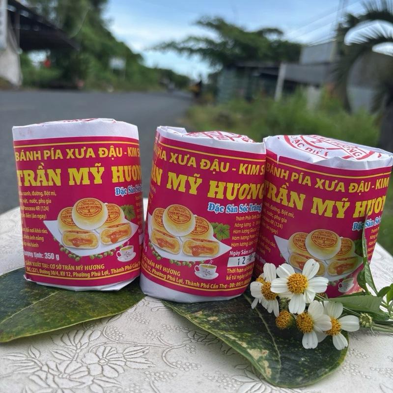 Combo 3cay bánh pía gói giấy xưa trứng muối tan chảy chỉ 105k mỗi cây 320g 3cay 1kg 3vàng