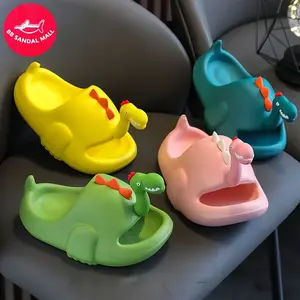 BB SANDAL MALL Dinosaurus 3D Sandal Dewasa & Anak-anak EVA Phylon Anti Slip Nyaman Bernapas Sol Tebal 2cm Sandal Lucu Trendy Dalam & Luar Ruangan Best Seller