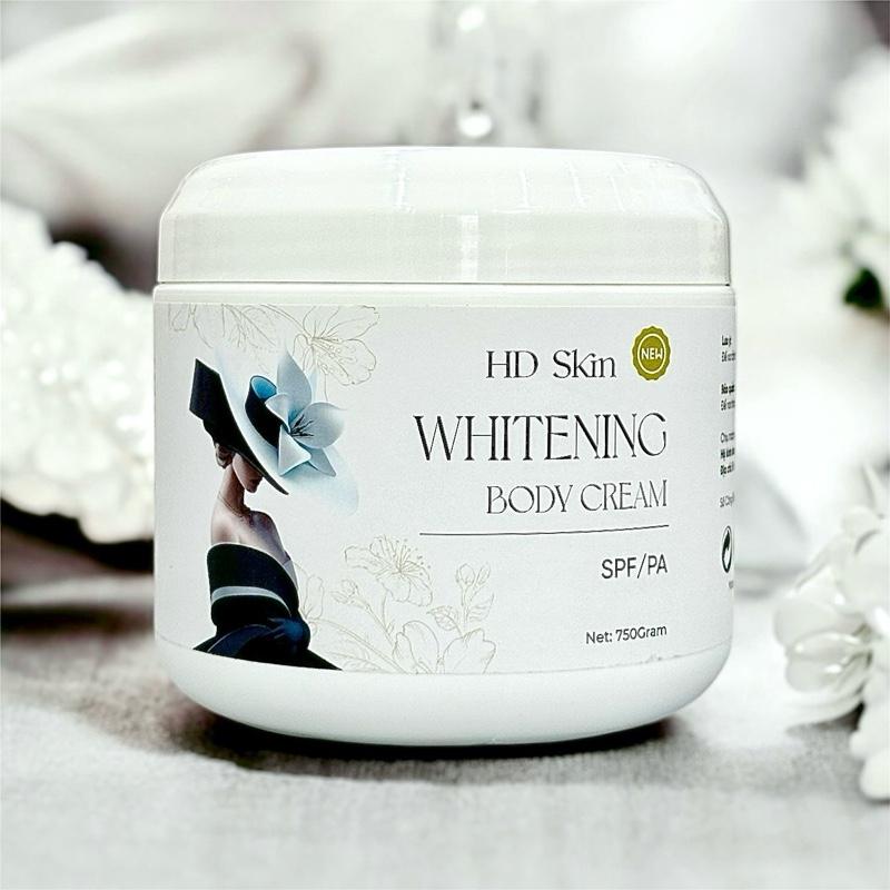 Kem Body Dưỡng Trắng,Nâng Tông Da 750Gram   HD Skin Whitening Body Cream   