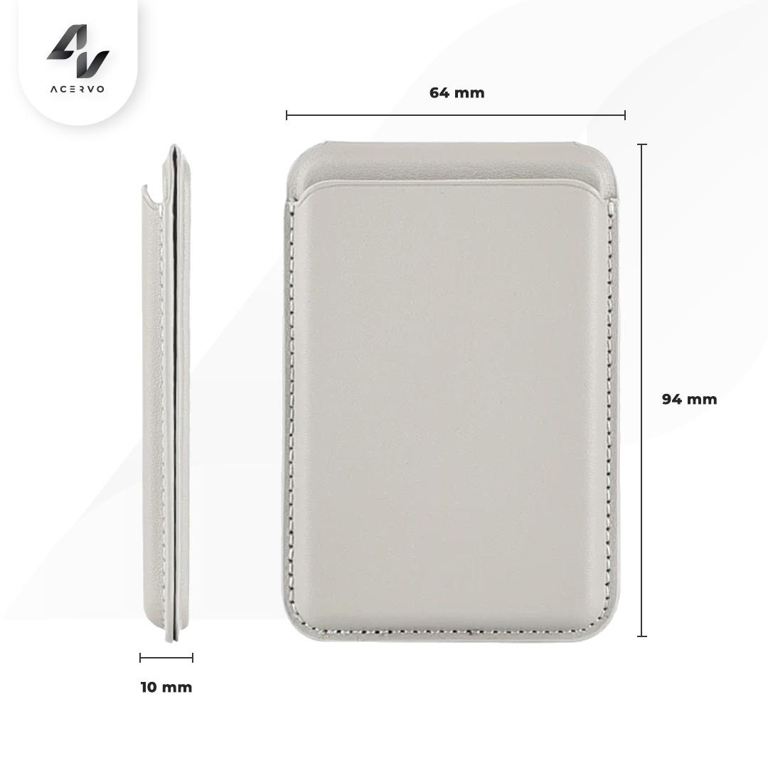 NOVCA Snap-on Card Holder with M*gSafe iPh*ne Stand Wallet Phone Holder Dompet Kartu Magnetic 360° Rotation Landscape Portrait Viewing