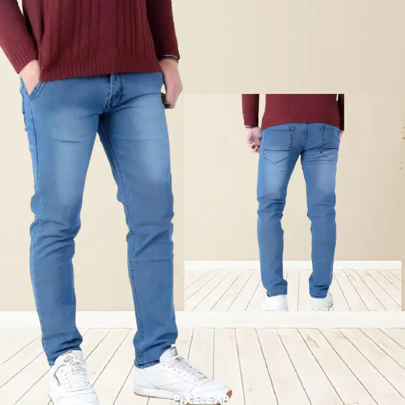 Celana Jeans Panjang Pria / Celana Denim Pria Skinny / Celana Panjang Pria Jeans Pensil / Celana Jeans Pria Slim Fit 3