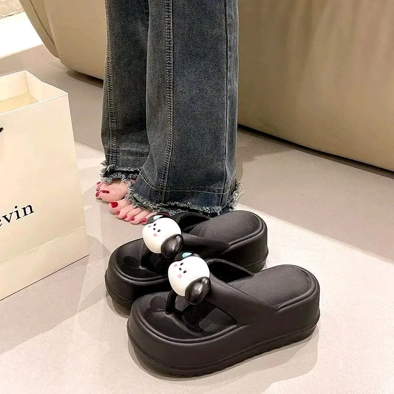 Dép Tông Kẹp Đế Độn Cao 6,5 cm Thời Trang Nữ 6