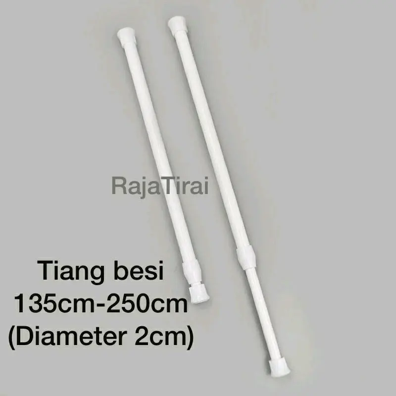 TIANG 135CM-250CM FLEKSIBEL PINTU TANPA DIPAKU/PIPA Jemuran baju/tiang serbaguna/tiang