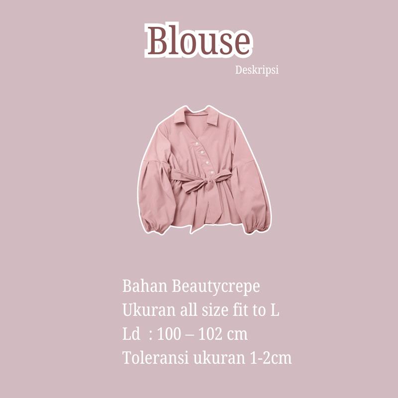 DresyChic One Set Heewon { Blouse + Celana Jeans + Hijab } One Set Wanita Hijab Kekinian Korean Style. 1
