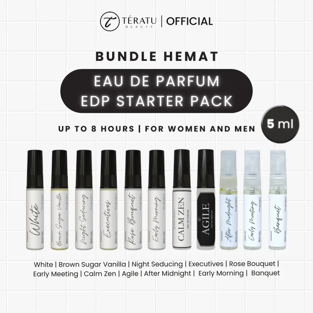 Bundle Hemat TERATU BEAUTY Eau de Parfum EDP Starter Pack (Parfum Tahan Lama Pria Wanita EDP Teratu Beauty Parfum Teratu)