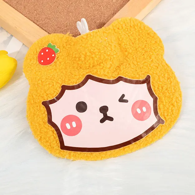 Túi Nước Nóng, Lông Cừu Teddy Dễ Thương, Phong Cách Hoạt Hình, Túi Làm Ấm Tay Nhồi Bông Mini, Thích Hợp Cho Học Sinh, Đệm Sưởi, Cho Bé Gái, Đổ Đầy Nước, Lý Tưởng Cho Mùa Đông 1