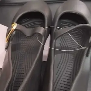 TEFANSY sandal cewek outfit heels sandal selop karet empuk sandal remaja untuk  2025 sandal flat tali Shoes Wanita Jepit Karet Kerja