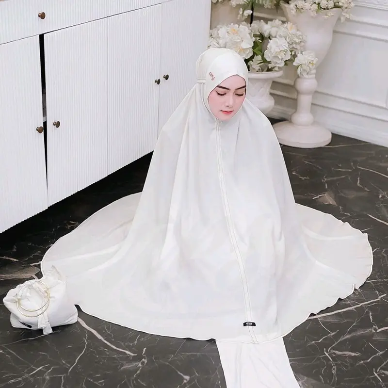 MUKENA QONITA PRAYER SET PREMIUM BY ARSY HIJAB MUKENA DEWASA JUMBO MUKENA DAILY STELAN MUKENA RAYON TWILL ADEM FREE TAS 4