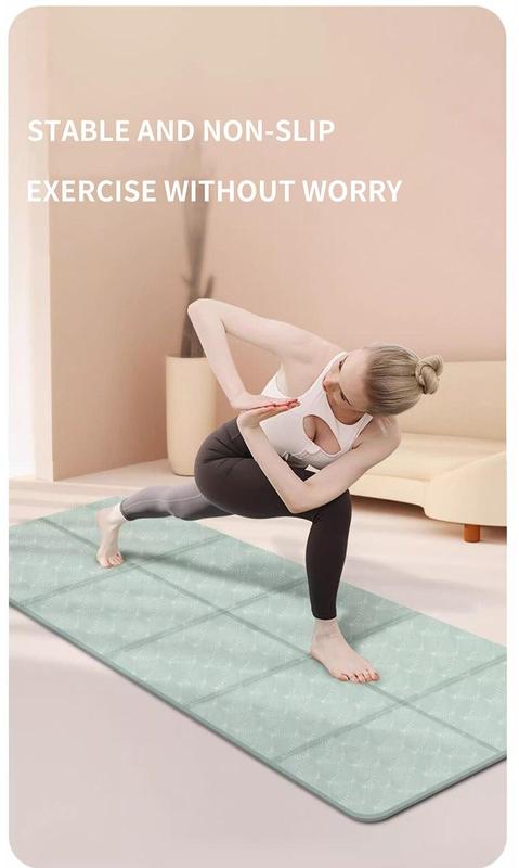 Product Introduction of Foldable Yoga Mat Eco Friendly TPE Folding Travel Fitness Exercise Mat Double Sided Non-slip for Yoga Pilates &amp; Floor Workouts 19