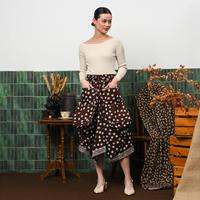 Gambar NONA RARA - Adara Skirt Kopi Wonogiren P0560, Rok batik wanita modern - ALL SIZE dari Nona Rara Batik Kota Administrasi Jakarta Timur 5 Tokopedia