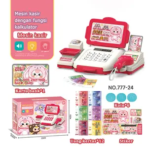 Mesin Kasir Mainan Simulasi supermarket Mesin Kasir Belanja Mainan Cashier Machine Toys Mainan Anak
