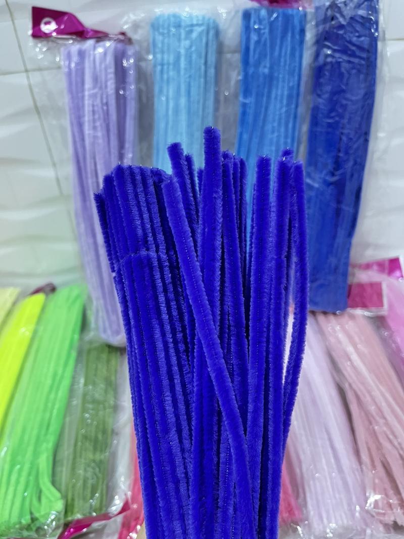 Product Introduction of BULU MERCY KAWAT BULU BUNGA warna warni 1pack isi 100 pcs Kerajinan art n craft panjang 30cm 16