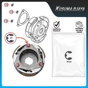 KLIP SNAPRING 4MM PENGUNCI PLAT KAMPAS OTOMATIS BEAT DELUXE GENIO SCOOPY PRESTIGE SATUAN