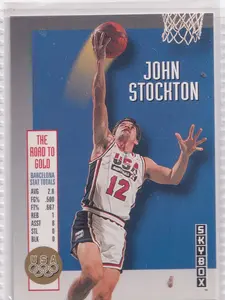 1992-93 Skybox The Road to Gold #USA3 John Stockton