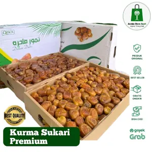 Kurma Sukari 1 Dus Isi 3 Kg Lembut Kurma Raja Sukari