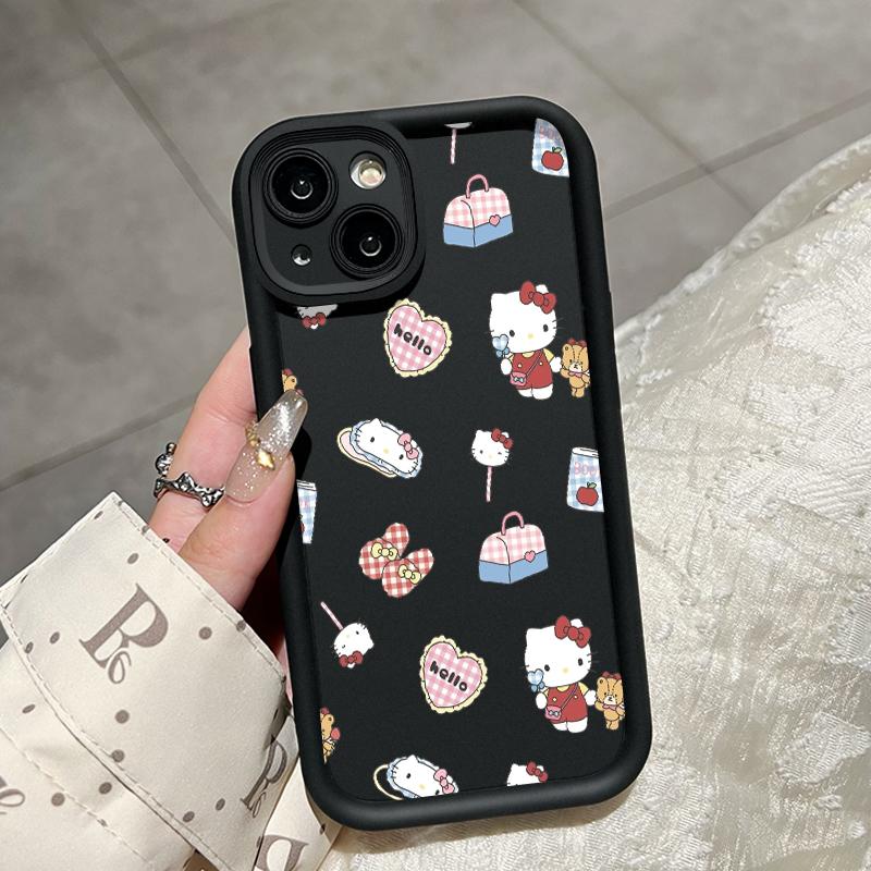Casing Hp Untuk Realme C55 Realme Narzo N55 Casing Hp Kasing Kesing Cesing Silikon Softcase Case Pola kartun anak kucing / cinta Kualitas unggul Kasingg ponsel Tahan drop 2