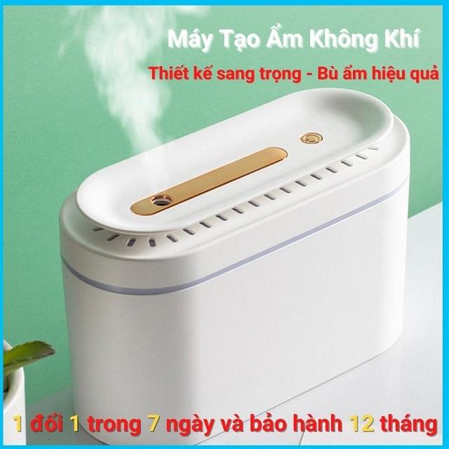 Máy tạo độ ẩm không khí, khuếch tán tinh dầu phun sương cao cấp - Bảo hành 12…