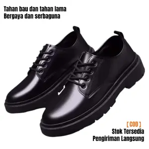 【COD】Sepatu kulit unisex berkualitas tinggi dengan desain orisinal. Dilengkapi sol anti selip, tahan lama, dan lembut. Serbaguna dan bergaya, cocok untuk pemakaian kasual sehari-hari, acara formal, dan pernikahan.