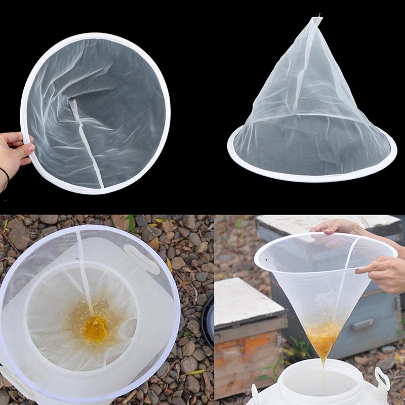 Lưới Lọc Mật Ong 35CM, Lưới Lọc Tạp Chất Siêu Mịn, Vải, Dụng Cụ Nuôi Ong, Phễu 0