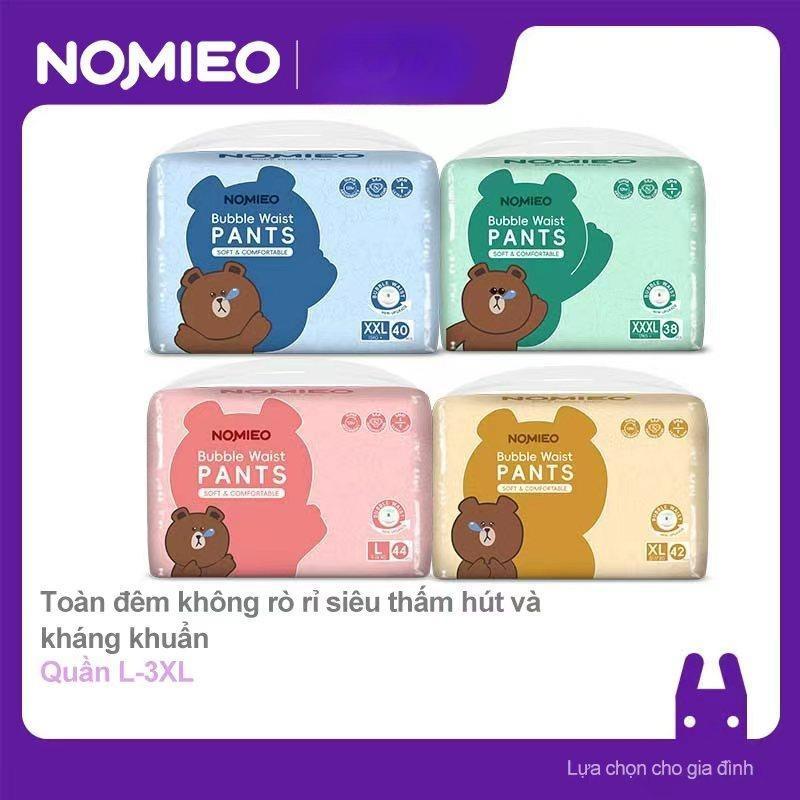 NOMIEO Tã Quần Cạp Cao Chất Lượng Cao Tã Dán Cho Bé NB-3XL Siêu Mỏng Mềm Mại…