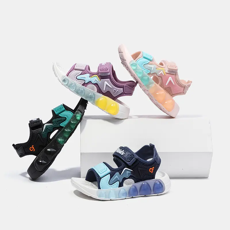 ZOOMKIDS YNTXB338 Sandal Anak Korean Style Fashion Balita Sepatu Putih Soft Premium PVC Breathable Versatile Nyaman Di Pakai Elastis Lentur Unisex Perempuan laki laki Rekomend Kids Fashion 2 Warna Biru Pink