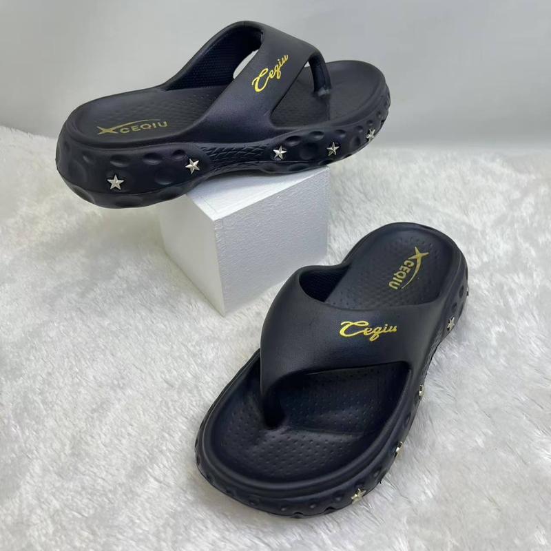 (Size 36-40) Ceqiu EH67 Sandal Wanita Jepit Sandal Karet Korean Style Trendy 7