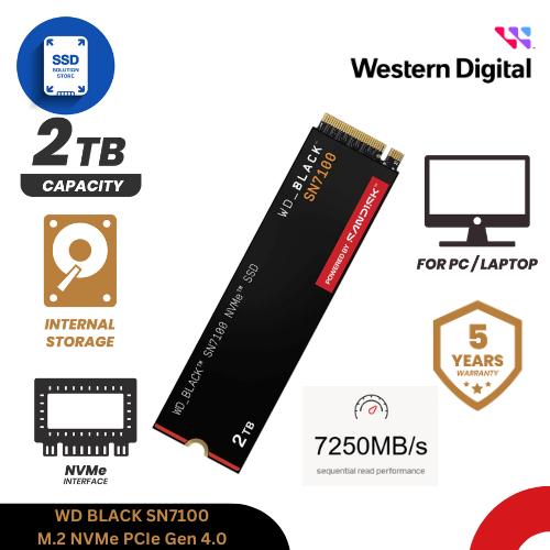Promo SSD WD BLACK SN7100 2TB - M.2 NVMe 2280 PCIe Gen 4.0