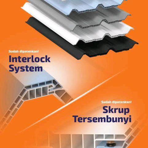 Jual Atap UPVC Rufingku Tebal 12 / 15mm dengan G Interlock System ...
