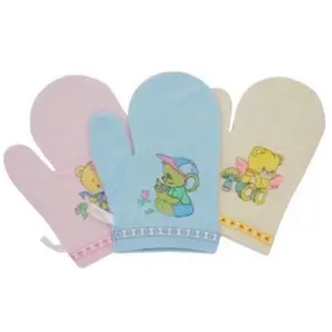 Waslap Jari OKIYO l Waslap Mandi Bayi l Handuk Tangan Mandi Bayi