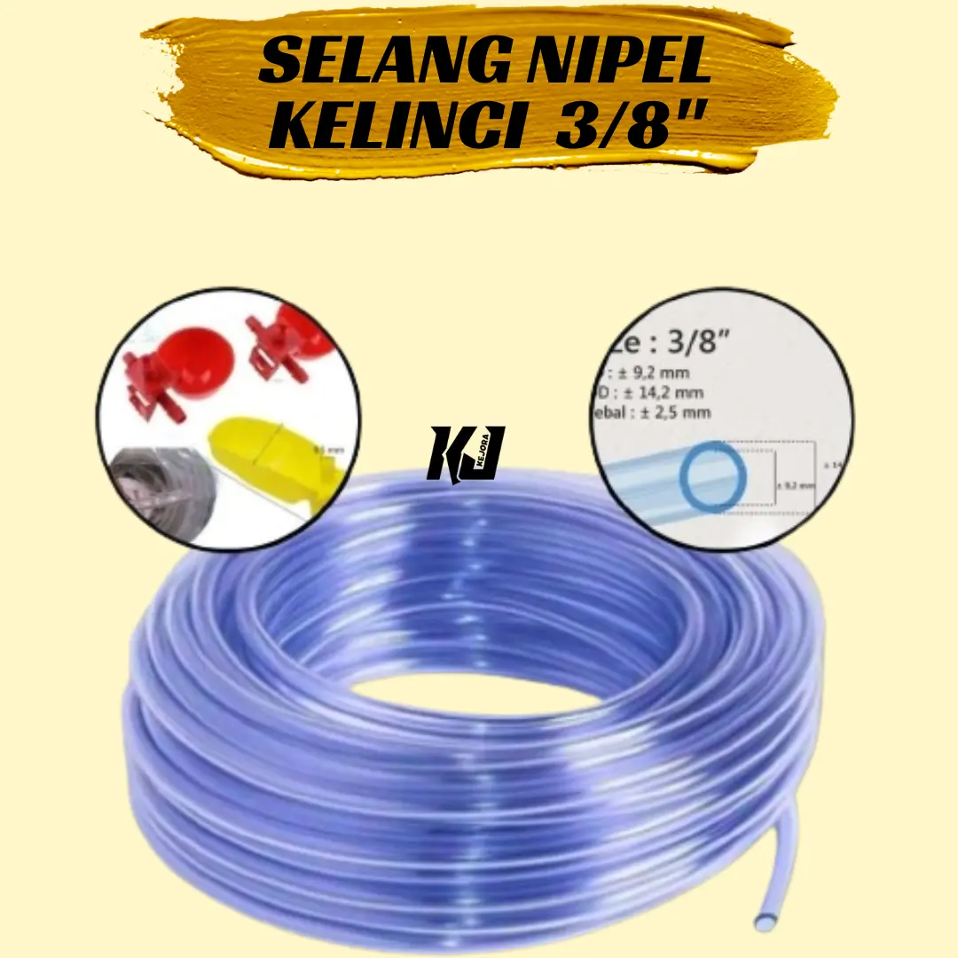 SELANG NIPPLE ALAT MINUM PUYUH NIPEL NIPPLE NIPPEL NIPLE NEPEL AIR MINUM BURUNG AYAM PUYUH