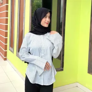 [NEW LAUNCH] Kemeja Wispie Stripe Fit Body | Nameela.co