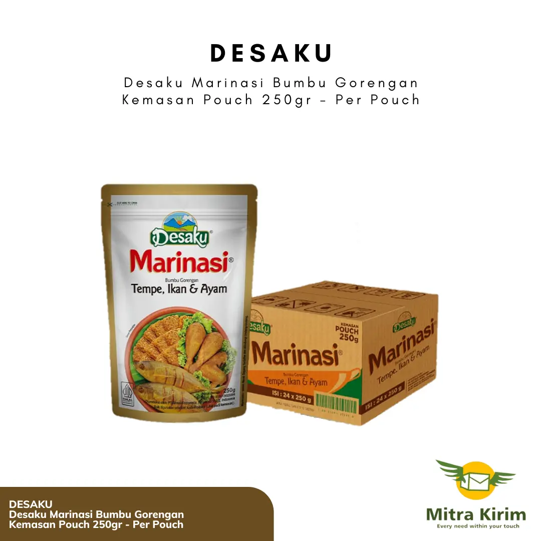 Desaku Marinasi Bumbu Gorengan Kemasan Pouch 250gr - Per Pcs