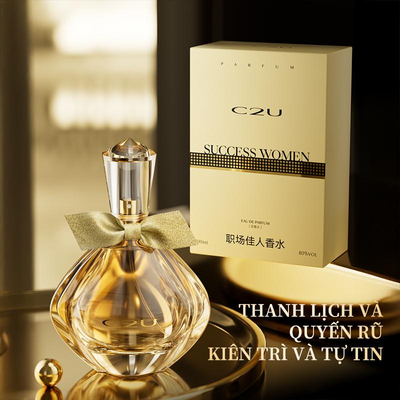 Xịt Nước Hoa Eau de Parfum C2U Lâu Trôi Hương Thơm Phương Đông Gỗ Lý Tưởng Làm Quà Tặng Unisex Thích Hợp Cho Hẹn Hò Thể Thao Tiệc Tùng Và Công Việc 100ml Chai
