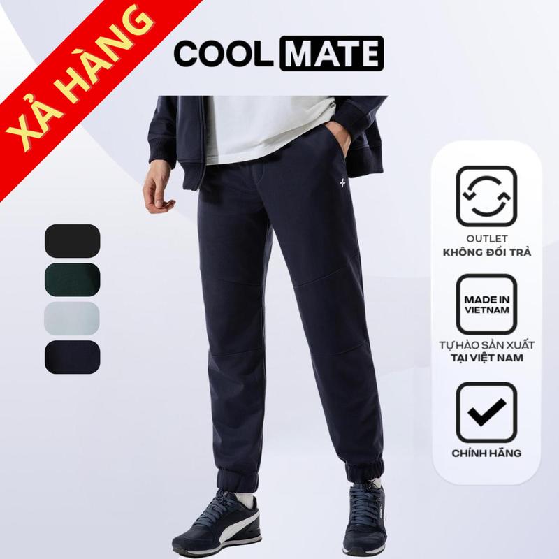 Outlet Không đổi trả Quần Jogger thể thao Track Pants Essential giữ ấm- Coolmate