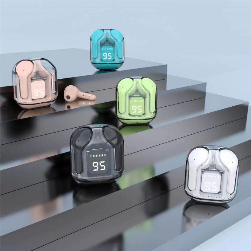 Headset Bluetooth TWS K3 Air31 Wireless Earphone Headphone dengan LED Display Transparan dan Hifi Sound Ponsel 1