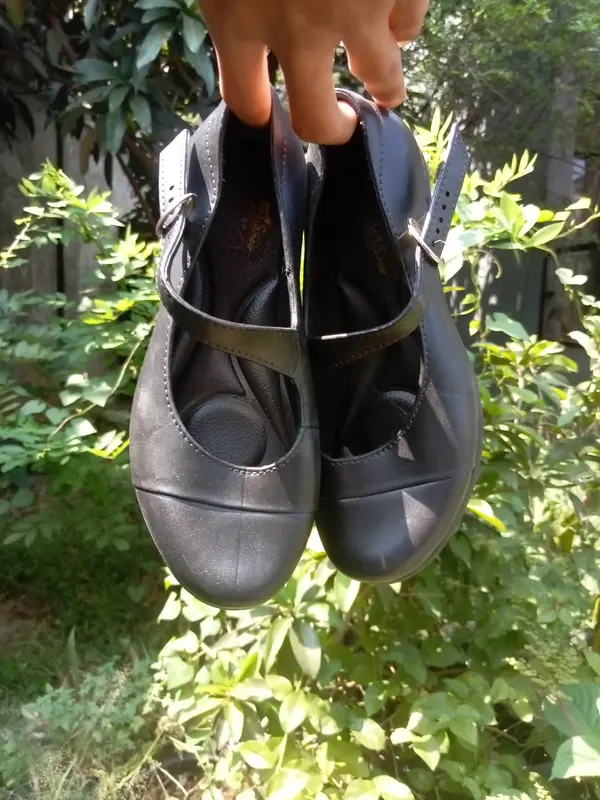 Sepatu Karet Alina Pantofel Model 538 Anak Cewek Tali Gesper Tinggi Hak 3cm - Ukuran 31-35 Fashion 1