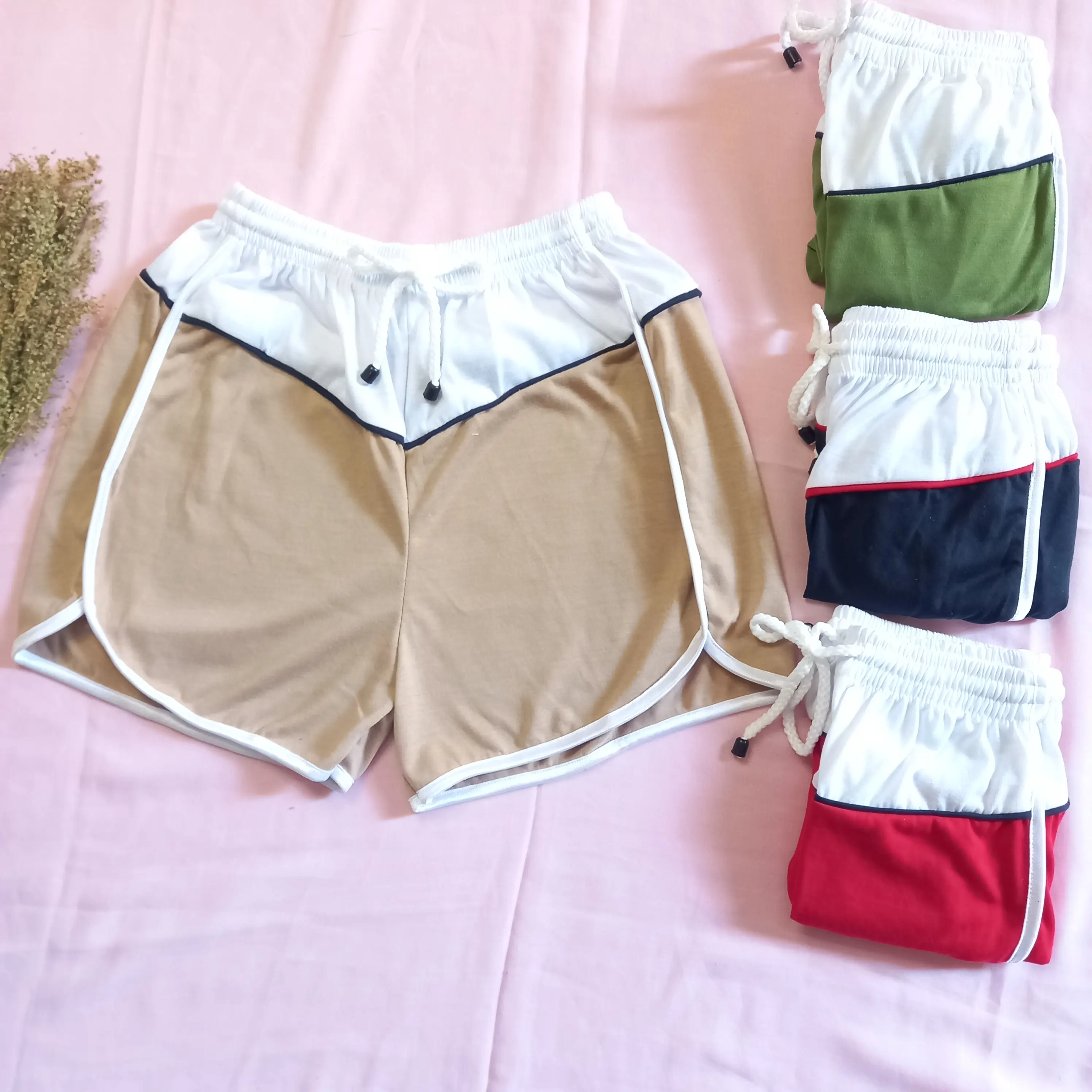 CELANA HOT PANTS TWO TONE CELANA PENDEK WANITA MURAH CELANA SANTAI WANITA HOTPANT CELANA HIGHWAIST PENDEK GROSIR CELANA WANITA