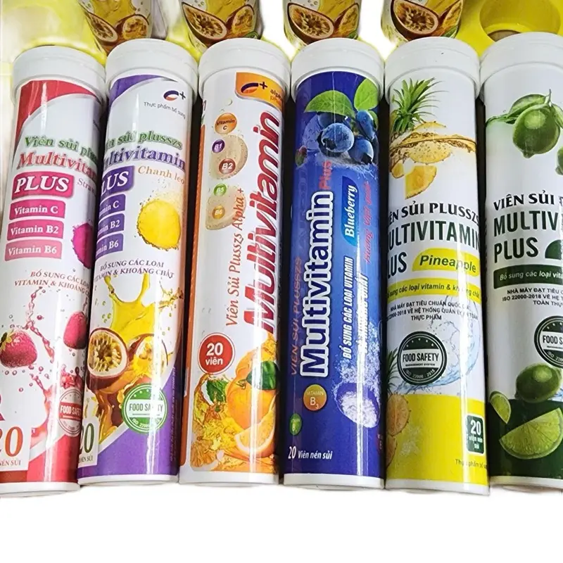 Combo 6 tuyp sui 6 vi , cam,chanh ta, chanh leo, việt quất, đứa,dau tay ,bổ sung vitamin C . Hỗ trợ tăng cường sức đề kháng cho cơ thể,Giải khát.