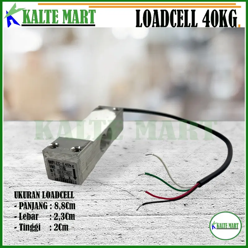 Sensor Timbangan 40kg Loadcell Timbangan Buah Loadcell 40kg 0