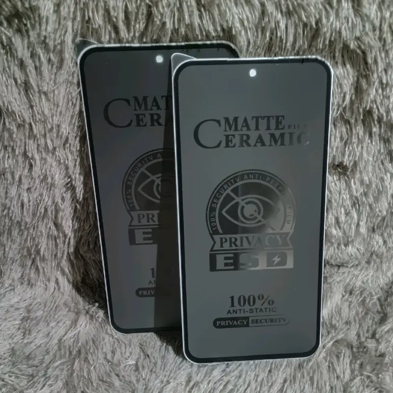 TG Tempered RM NOTE 10/10S Glass Ceramic Spy  Anti Gores Matte Privacy Anti SPY 1