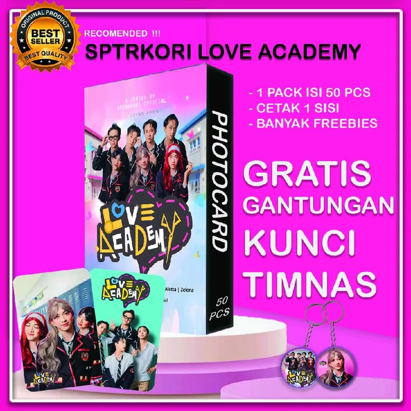 PREMIUM 50 PCS Photocard KORI LOVE ACADEMY 0