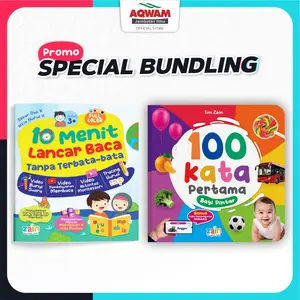 Paket Buku 10 Menit Lancar Baca & 100 Kata Pertama Bayi Pintar Pertamaku