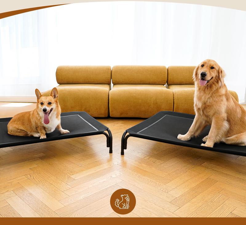 Product Introduction of VALUXE Cooling Elevated Dog Cot for Large Dogs - Breathable Mesh Pet Bed with No-Tool Assembly, Durable All-Weather Frame for Indoor/Outdoor & Camping Use 6