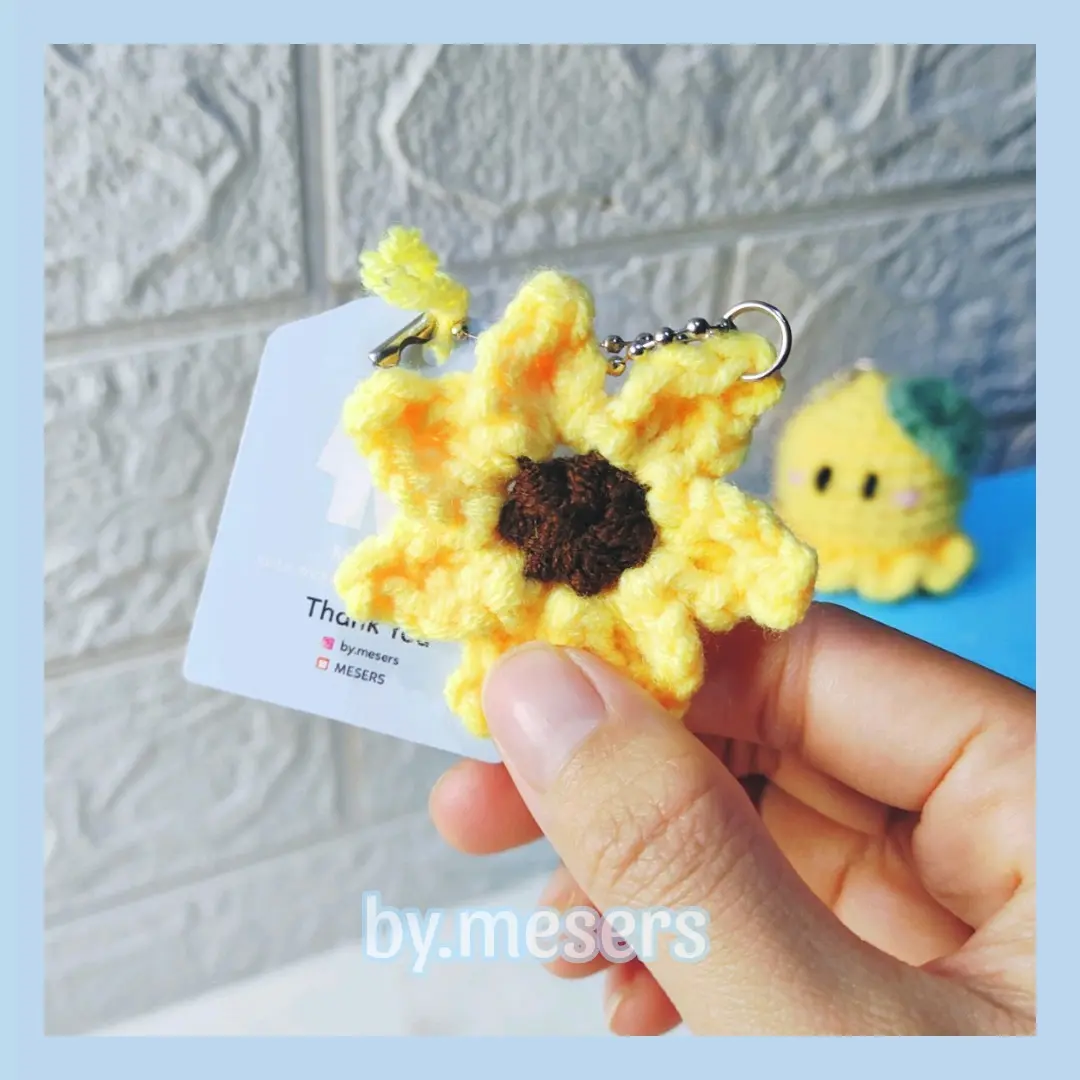 CO Crochet Keychain Cute - Gantungan Kunci Hp Tas Rajut by Mesers