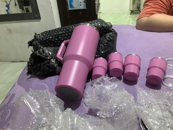 Product Review of Aveline 5in1 Tumbler Botol Cangkir Thumbler Stlainless Steel SUS 304 Botol Bottles Biru Set Gelas Small Vacuum X NEXXIO from M** L**5 1