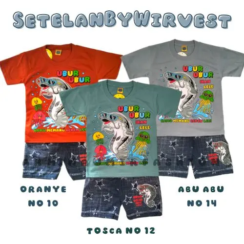 Setelan Anak Ubur Ubur Ikan Lele By Wirvest 1