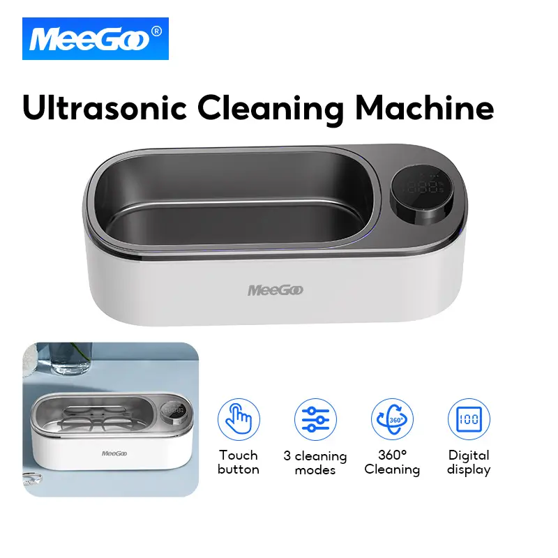 MeeGoo Ultrasonic Cleaning Machine High Frequency Vibration Wash Cleaner Machine Washing Jewelry Glasses Watches UV Cleaner - TikTok Shop Singapore MeeGoo Ultrasonic Cleaning Machine High Frequency Vibration Wash Cleaner Machine Washing Jewelry Glasses Watches UV Cleaner - TikTok Shop Singapore