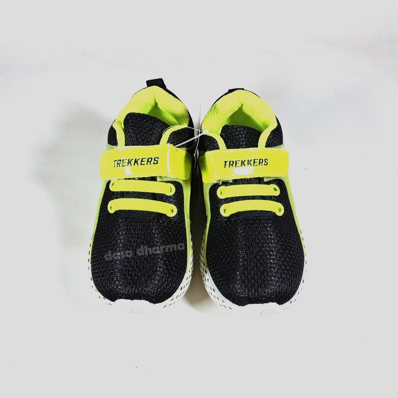 Sepatu Trekkers Anak Sneakers Sekolah TK SD Hitam Sitrun Putih Ukuran 27-31 4