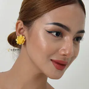 316 Anting Alpaka Subeng Alapaka Aksesoris Wanita Elegan & Nyaman untuk Pesta & Sehari-hari Anting Lapis Emas Sumpel alpaka Earrings Perhiasan Perak Hadiah