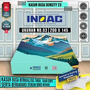 [200X145] Kasur Busa INOAC Padat & Kenyal EON D23 Bergaransi 10 Tahun Busa Tahan Kempis Dan Tahan Lama